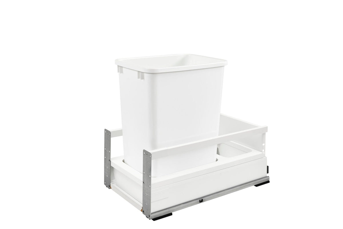 Rev-A-Shelf Servo 35 Qrt Tandem Pull-Out Waste Container TWCSD-15DM-1