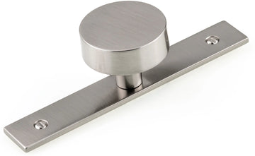 Cranston Contemporary Metal Wardrobe Knob and Backplate BP229540195