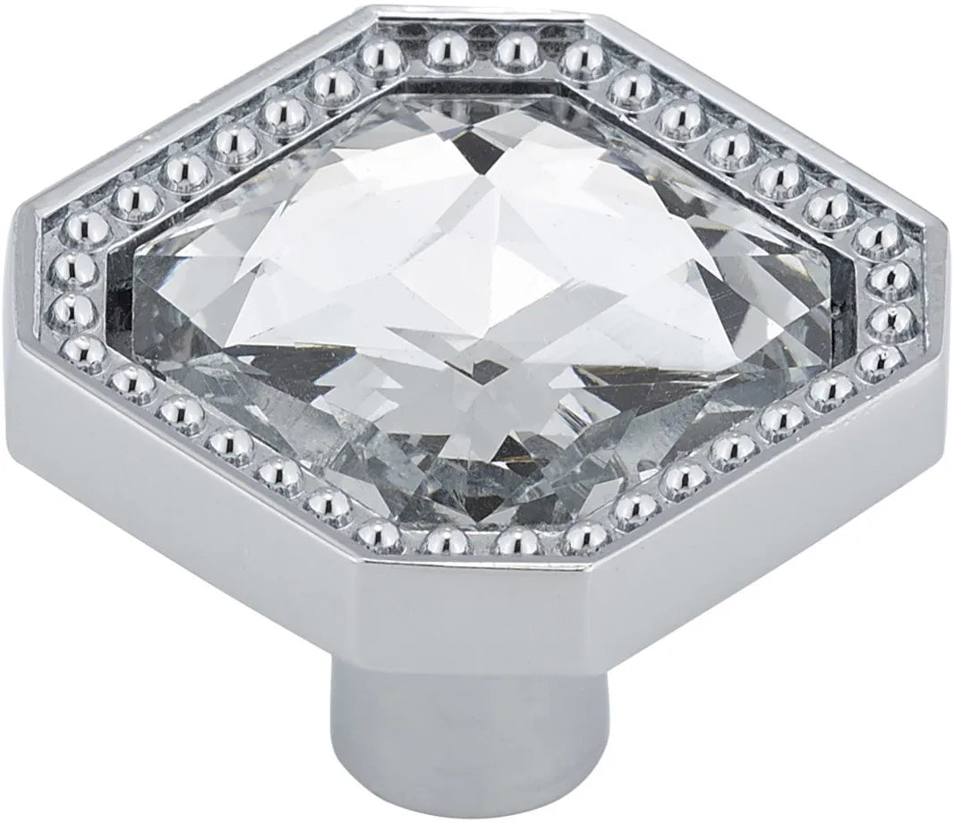 Merritt Contemporary Metal and Crystal Knob BP262603014001