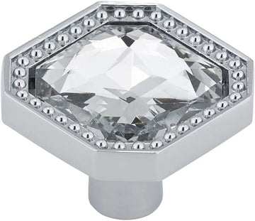 Merritt Contemporary Metal and Crystal Knob BP262603014001