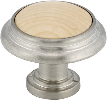 Cherbourg Traditional Metal and Wood Knob BP420195151