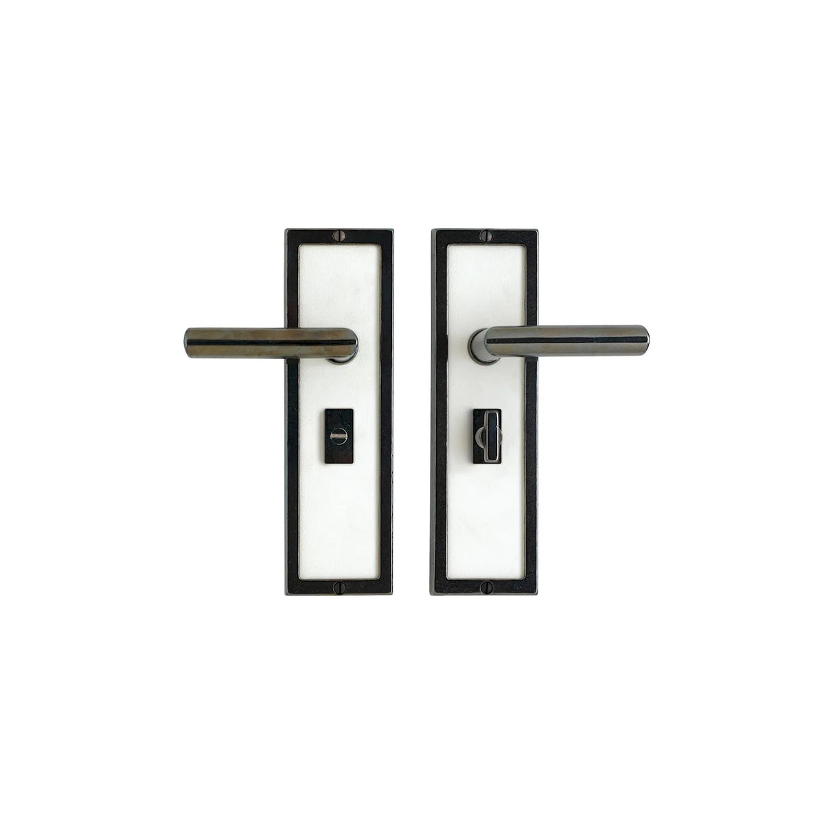 Designer Leather Bathroom Lock – 76mm x 254mm BL115