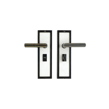 Designer Leather Bathroom Lock – 76mm x 254mm BL115