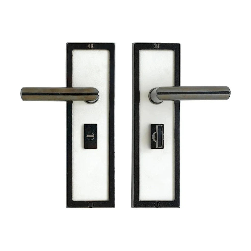Designer Leather Bathroom Lock – 76mm x 254mm BL115