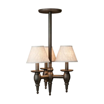 Three-Arm Towne Chandelier C525