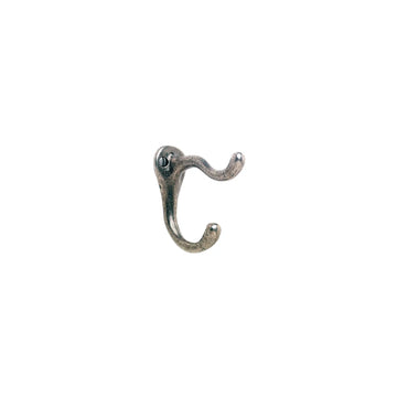 Small 2-Prong Coat Hook