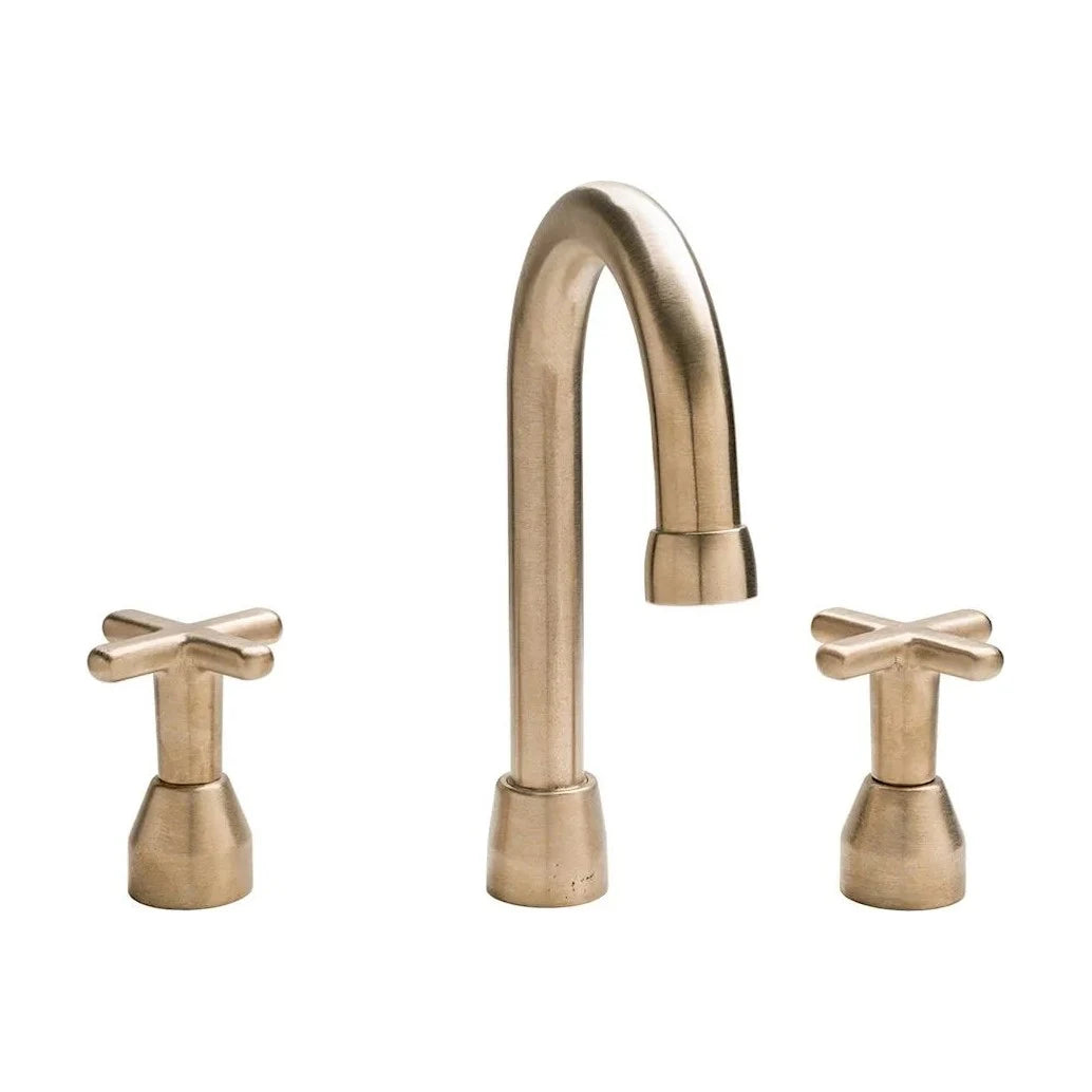 Lavatory Deck Mount Faucet – with 10 7/16″ Gooseneck Spout