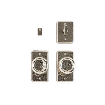 Hammered Privacy Set – 2 1/2″ x 4 1/2″ E30403