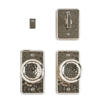 Hammered Privacy Set – 2 1/2″ x 4 1/2″ E30403