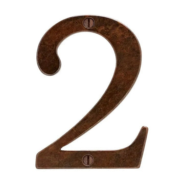 4″ House Number – ITC Bookman – “2” N4002