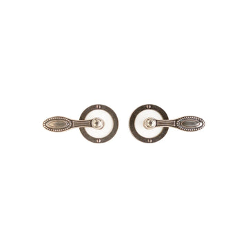 Round Designer Leather Latch Set – 89mm
