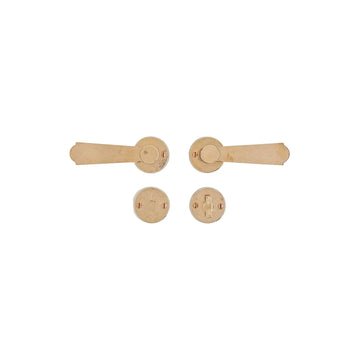 Round Metro Bathroom Lock – 57mm