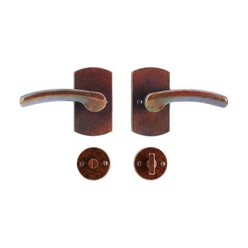 Curved Bathroom Lock – 64mm x 114mm SL504