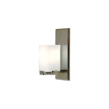 Truss Sconce – Square Glass – with Rectangular Escutcheon WS416