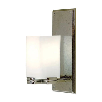 Truss Sconce – Square Glass – with Rectangular Escutcheon WS416