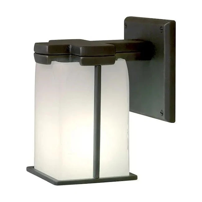 Truss-Ring Sconce – Square Glass – with Square Escutcheon WS418