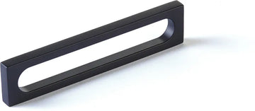 Cafe Pull, Modern Oval Slot, Matte Black, 5'' cc 10033-MB