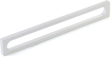 Cafe Pull, Modern Oval Slot, Matte White, 8'' cc 10034-MW
