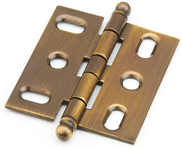 Hinge, Ball Tip Mortise, Antique Brass 1111B-AB