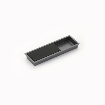 MODO Recessed Pull, Gun / , 6-1/4'' x 2'' Overall