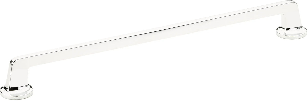 Northport Pull, Round Bases, Polished Chrome, 12'' cc 204-26