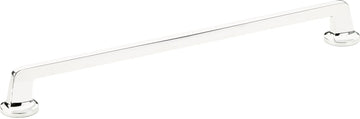 Northport Pull, Round Bases, Polished Chrome, 12'' cc 204-26