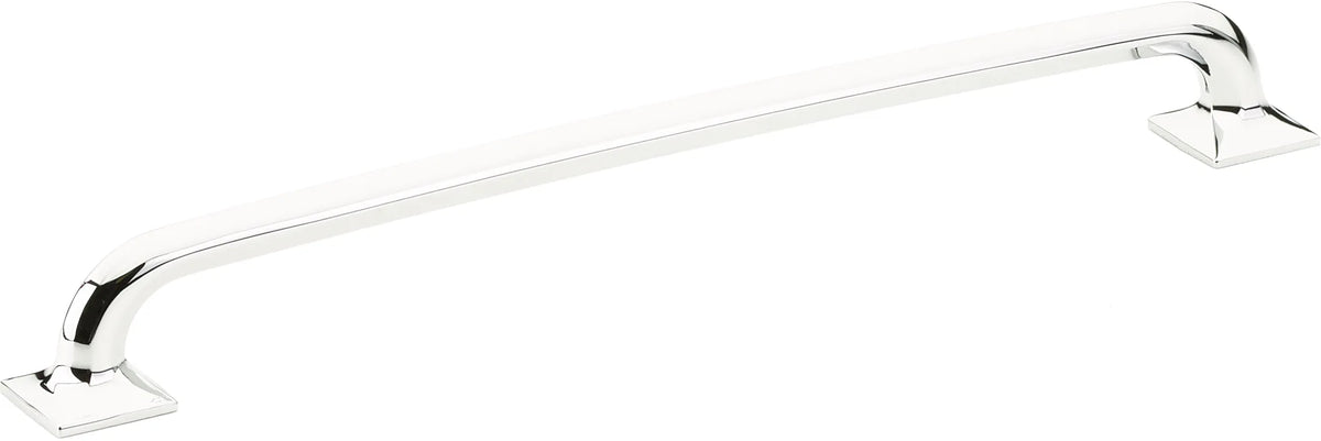 Northport Pull, Square Bases, Polished Chrome, 10'' cc 208-26