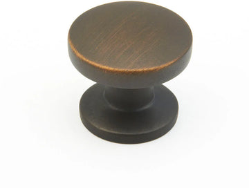 Northport Knob, Round, Ancient Bronze, 1-3/8'' dia 211-ABZ