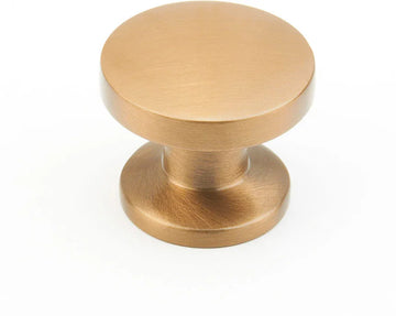 Northport Knob, Round, Brushed Bronze, 1 3/8'' dia 211-BBZ