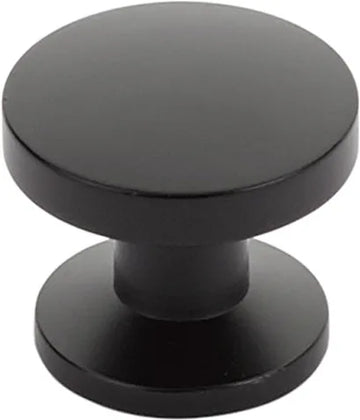 Northport Knob, Round, Matte Black, 1-3/8'' dia 211-MB
