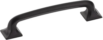 Northport Pull, Square Bases, Matte Black, 5'' cc 216-MB