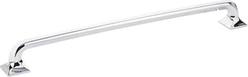 Northport Appliance Pull, Square Bases, Polished Chrome, 15'' cc 218-26
