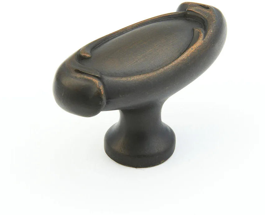 French Farm Knob, Oval, 1-7/8'' dia