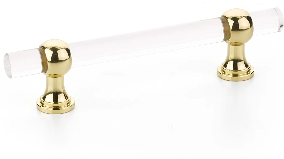Lumiere Transitional Pull, Adjustable Clear Acrylic, 4'' cc