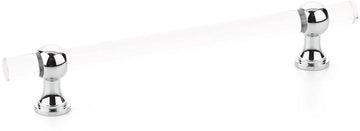 Lumiere Transitional Pull, Adjustable Clear Acrylic, Polished Chrome, 6'' cc 416-26