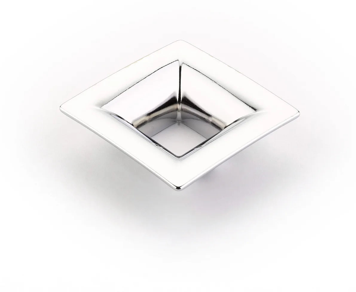 Finestrino Pull, Flared Square, Polished Chrome, 32 mm cc 440-26