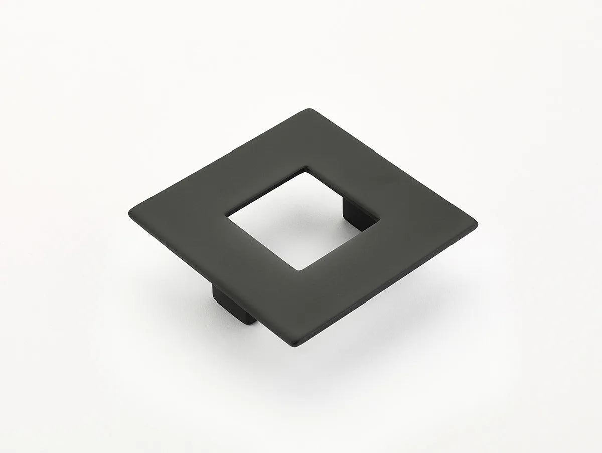 Finestrino Pull, Square, Matte Black, 64 mm cc 443-MB