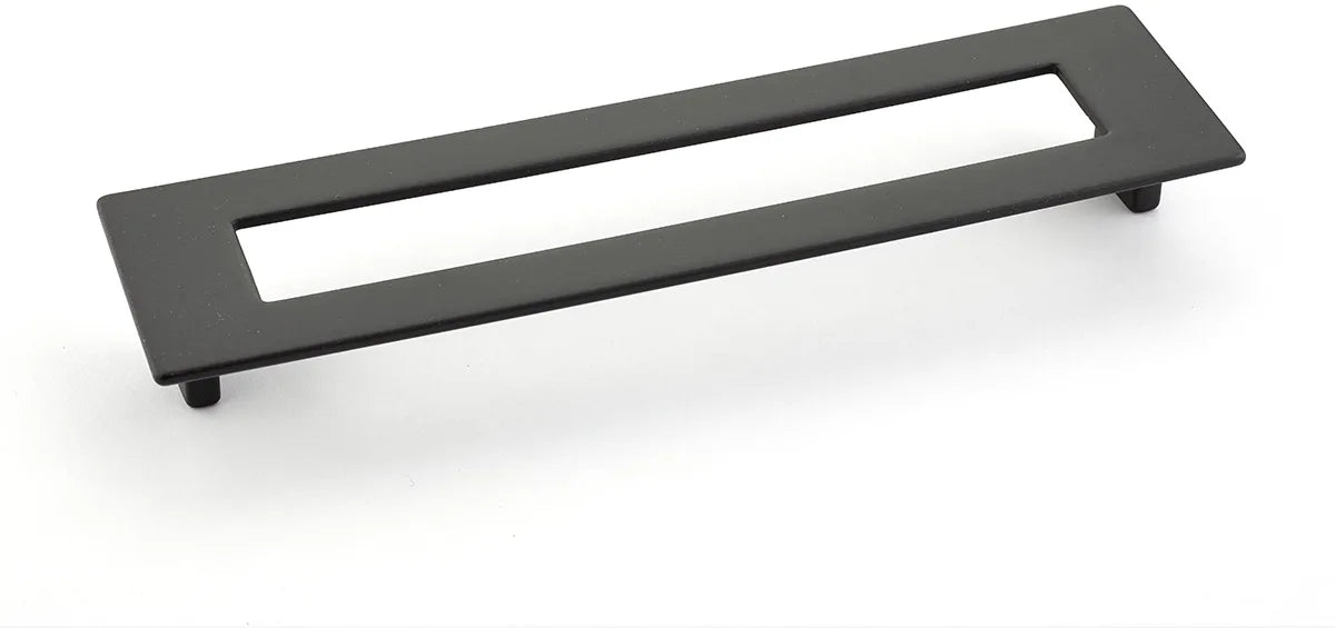 Finestrino Pull, Rectangle, Matte Black, 192 mm cc 446-MB