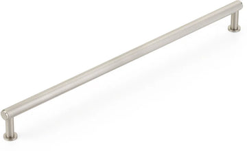 Pub House Pull, Knurled, Brushed Nickel, 12'' cc 5012-BN