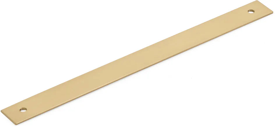 Pub House Backplate for Pull, Signature Satin Brass, 8'' cc 5108B-SSB