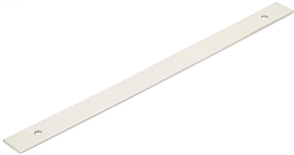 Pub House Backplate for Appliance Pull, Polished Nickel, 12'' cc 5112AB-PN
