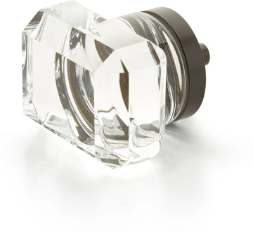 City Lights Rectangular Glass Knob, 1-3/4''