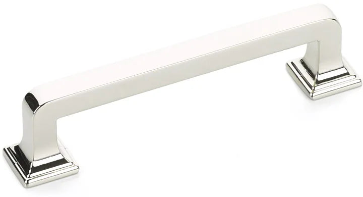 Menlo Park Pull, Polished Nickel, 3-1/2'' cc 522-PN