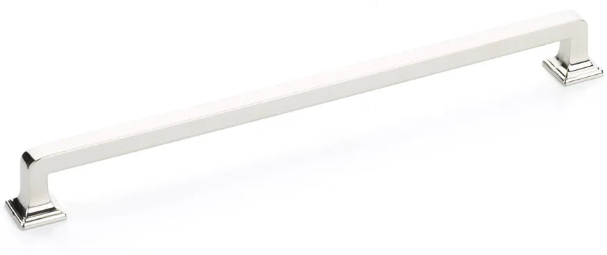 Menlo Park Pull, Polished Nickel, 10'' cc 524-PN