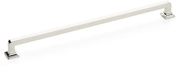 Menlo Park Pull, Polished Nickel, 12'' cc 525-PN