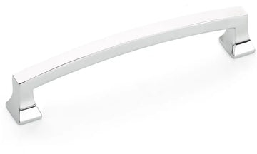 Menlo Park Pull, Arched, Polished Chrome, 5'' cc 527-26
