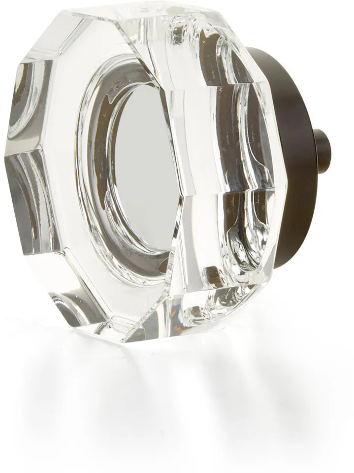 City Lights Large Multi-Sided Glass Knob, Oil Rubbed Bronze, 1-3/4'' dia 53-10B