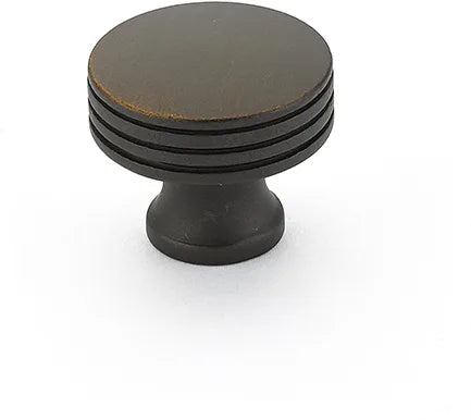 Menlo Park Knob, Round, Ancient Bronze, 1-1/4'' dia 532-ABZ