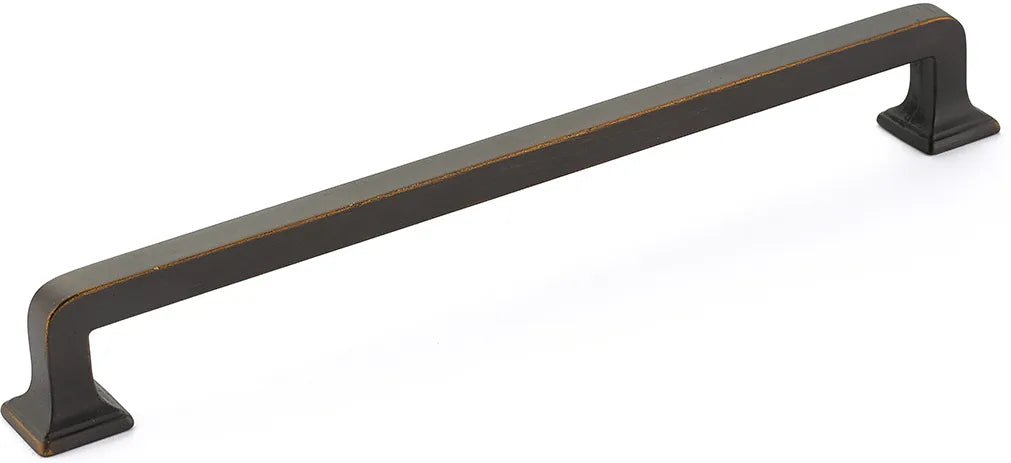 Menlo Park Pull, Ancient Bronze, 8'' cc 536-ABZ