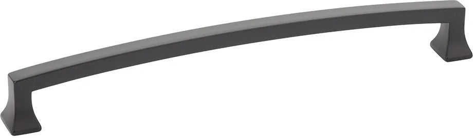 Menlo Park Pull, Arched, Matte Black, 8'' cc 540-MB
